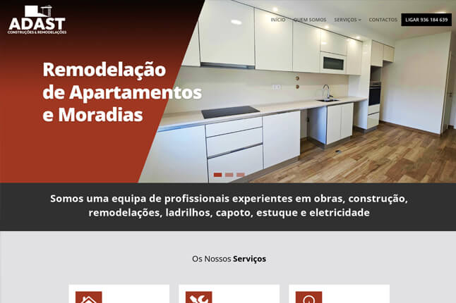 site adast construções